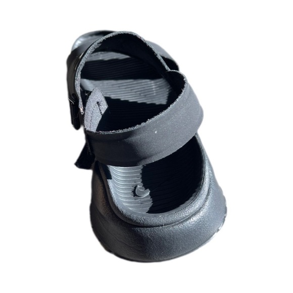 Nike Tanjun Black White Flip Flop Sandals Adjustable Strap Women’s 6 - Picture 8 of 12